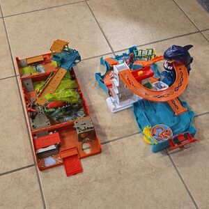 Hot Wheels Matchbox Travel Playsets for Car play take to grandparents vacation